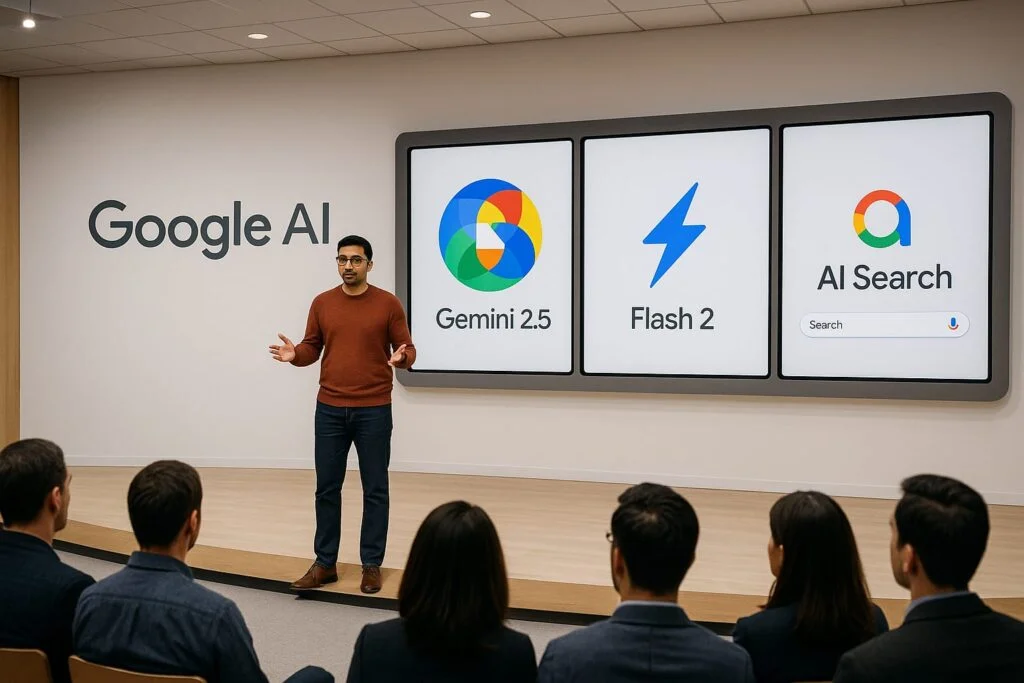 Google AI's launch photos