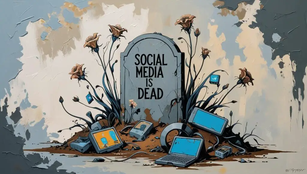social media dead